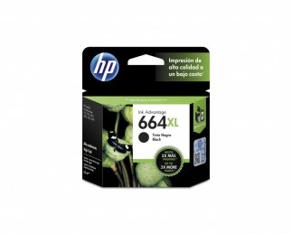 CARTUCHO DE TINTA ORIGINAL HP 664 XL NEGRO 8.5ML (2600 / 5000 / EQUIPOS VIEJOS)
