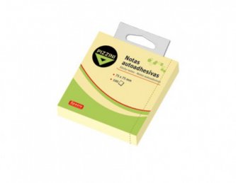 NOTAS ADHESIVAS PIZZINI 75X75MM X100 HOJAS