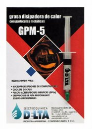 GRASA DISIPADORA DE CALOR GPM-5 DELTA - METALICA JERINGA 5CC