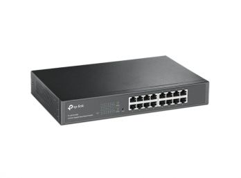 SWITCH RACKEABLE TP-LINK TL-SG1016DE 16 PUERTOS GIGABIT 10/100/1000MBPS 