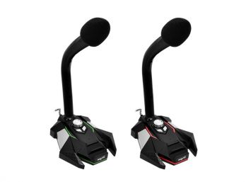 MICROFONO USB GAMING CON SALIDA AURICULAR,LEDS ,BASS, VOLUMEN. (NSMICGU2)