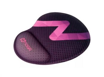 PAD MOUSE NOGA 3D VIOLETA C/GEL ANTIDESLIZANTE