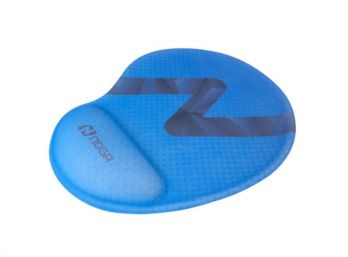 PAD MOUSE NOGA 3D CELESTE C/GEL ANTIDESLIZANTE