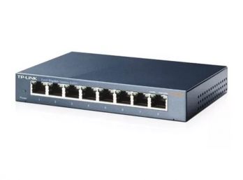 SWITCH TP LINK GIGABIT TL-SG108 8 BOCAS 10/100/1000 METALICO
