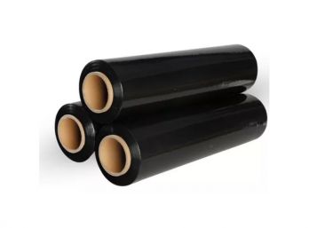 FILM STRETCH 50CM VIRGEN SIN MANGO KG NEGRO 