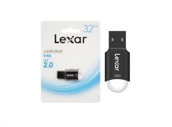 PENDRIVE USB 2.0 LEXAR 32GB JUMPDRIVE V40 - NEGRO