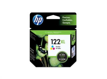 CARTUCHO DE TINTA ORIGINAL HP 122XL TRICOLOR 15ML (1000 / 2000 / 3000 / 3050)