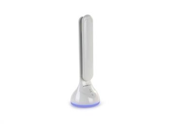 LAMPARA LED ARGOMTECH LP-9011WT PLEGABLE P/MESA USB /GIRO 135ro. /3 NIVEL DE LUZ/BASE MULTICOLOR