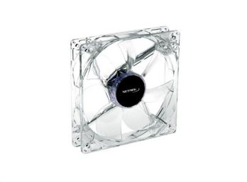 COOLER FAN NETMAK NM-8025-T 8CM 4P MOLEX 1400/1800RPM LED ROJO