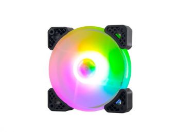 COOLER PARA GABINETE FALCOM AS-01A 12CM 4 PINES 12VDC ARGB GAMING 