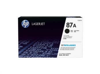 CARTUCHO DE TONER ORIGINAL MONOCROMATICO HP CF287A CON CHIP 8.5K (LASER JET M501 / 506 / 527)